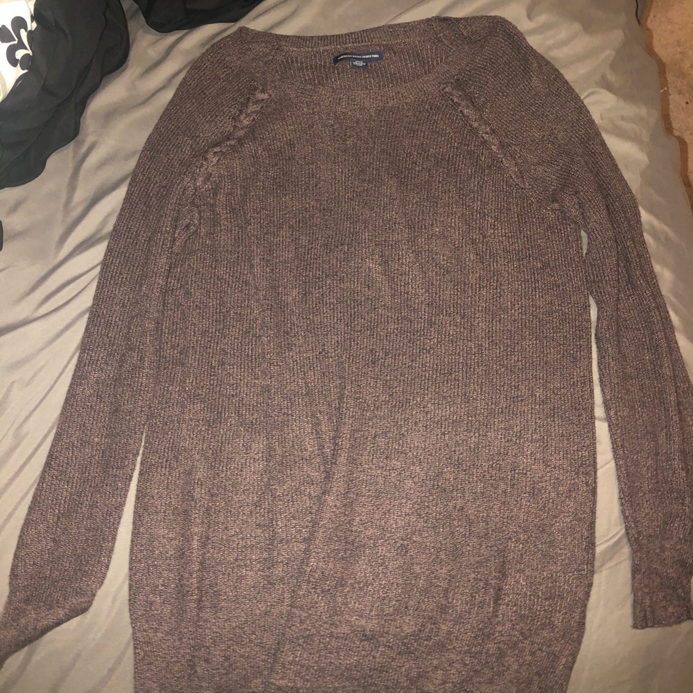 American eagle light brown sweater